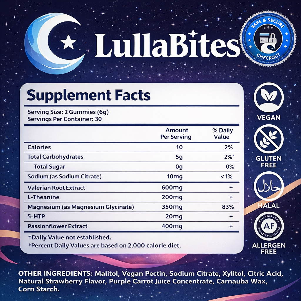 Velyra LullaBites Sleep Gummies